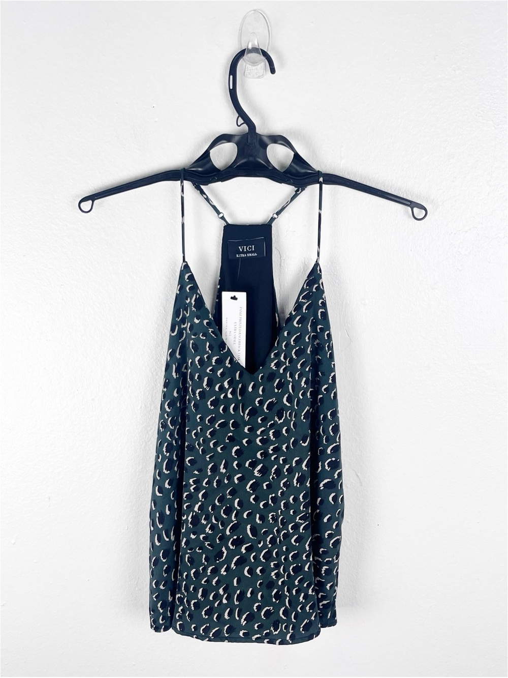 VICI Panzi Printed Limed Racerback Tank Top Size XS Casual Concert Festival Boho